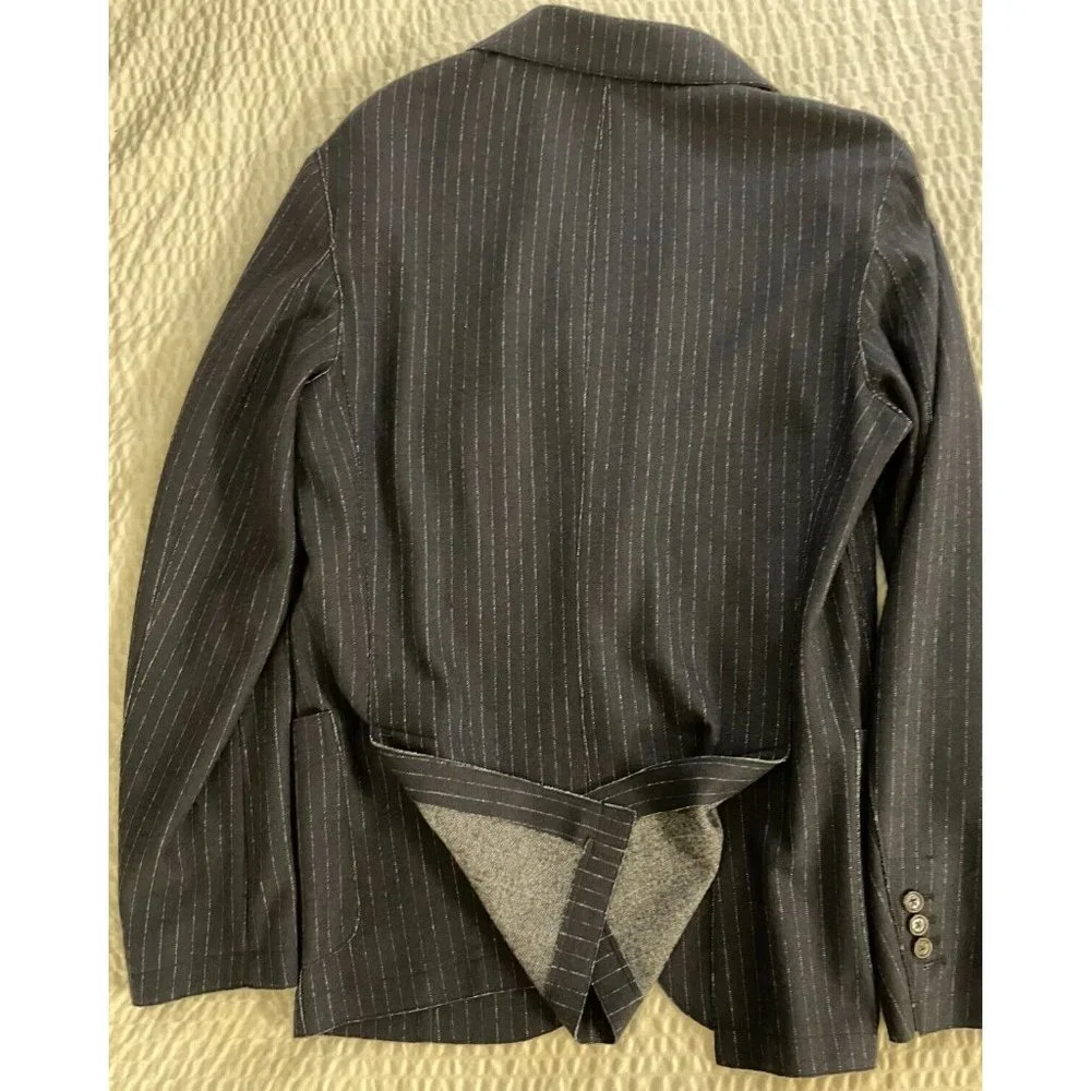 ELEVENTY made in italy Double Faced Jersey Jacket in Pinstripe Size 44 $1195 - Picture 8 of 11